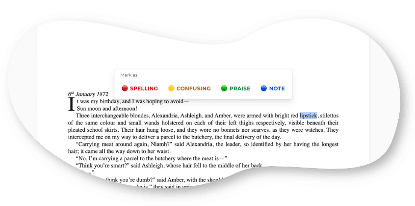 Upload once, readers screenshot